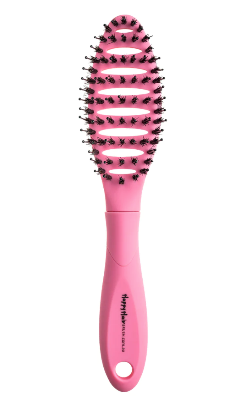 Happy Hair Brush Mini - Pink