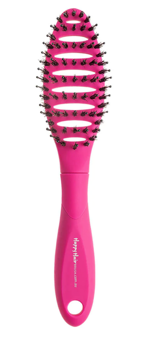 Happy Hair Brush Mini - Fuscia