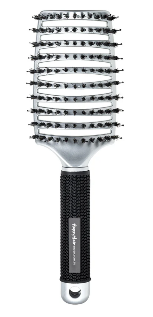 Happy Hair Brush - Silver