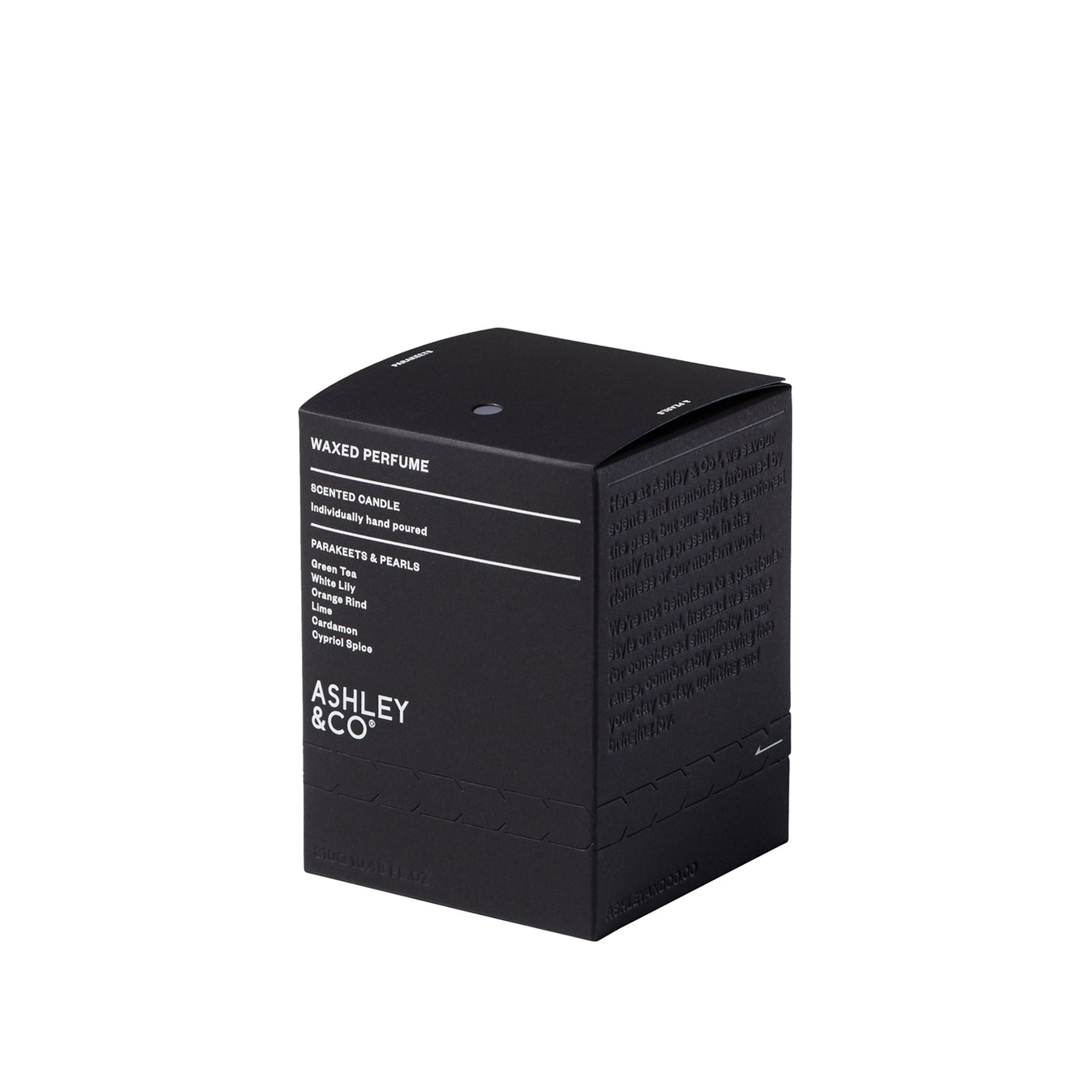 Waxed Perfume Scented Candle Parakeets & Pearls Lorna Potter Hair